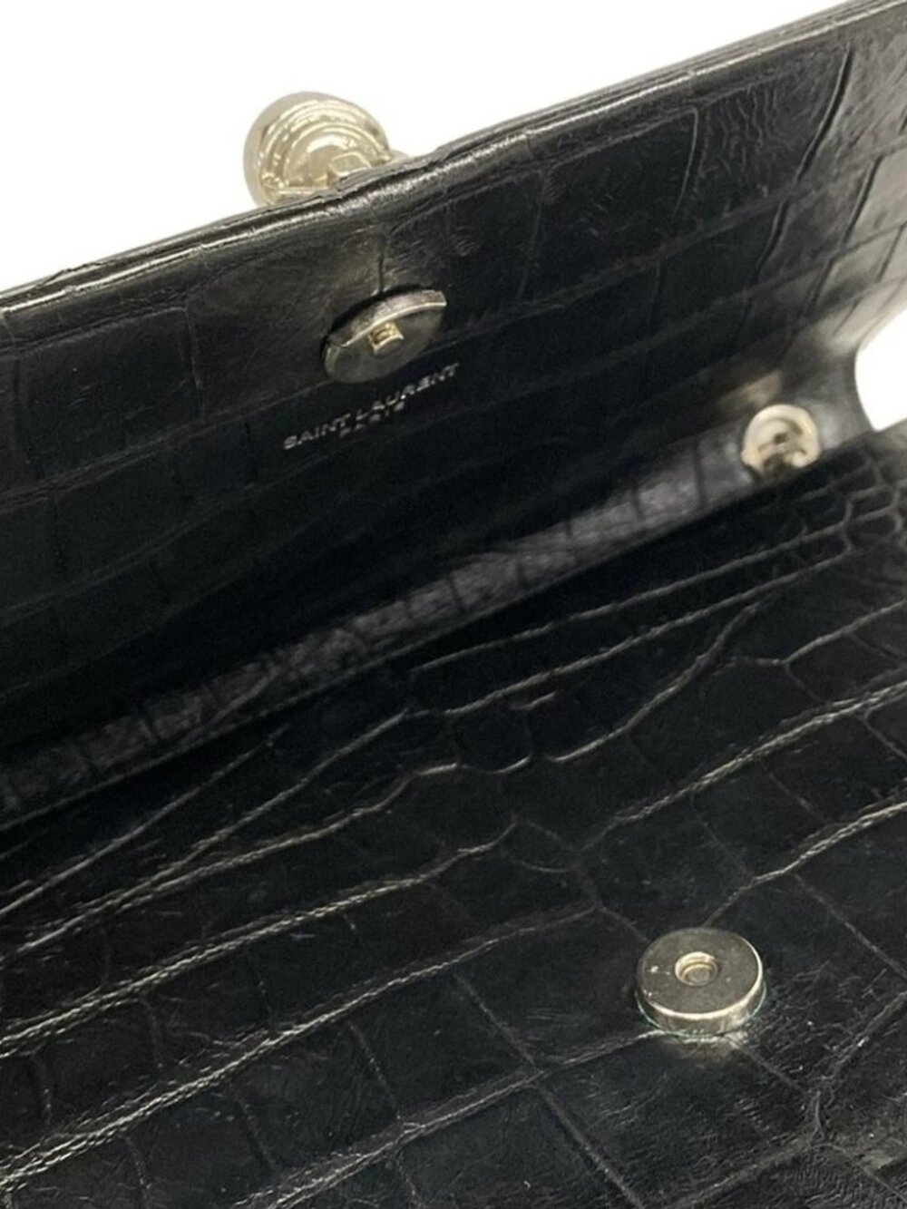 SAINT LAURENT PARIS Kate Medium 354119 Black Leather Shoulder Bag - Picture 13 of 15